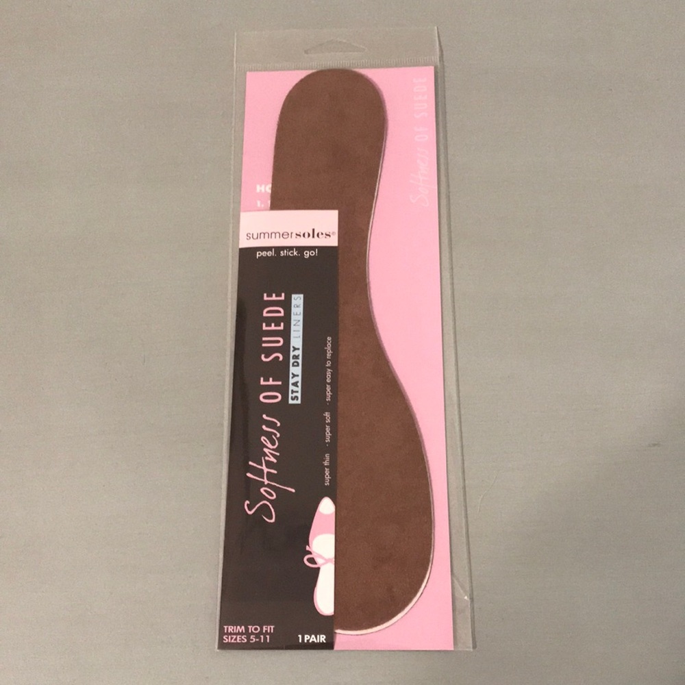 SunmerSoles Stay Dry Shoe Liners Brown